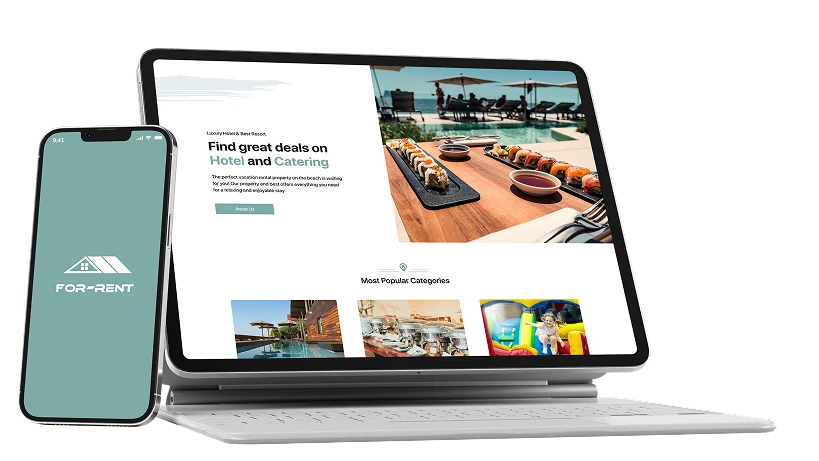 For Rent - Hotel, Catering and Game Booking Platform