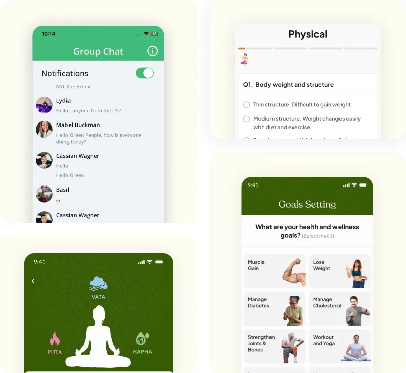 My Ayur – Ayurvedic Diet & Wellness App strategy and solutions