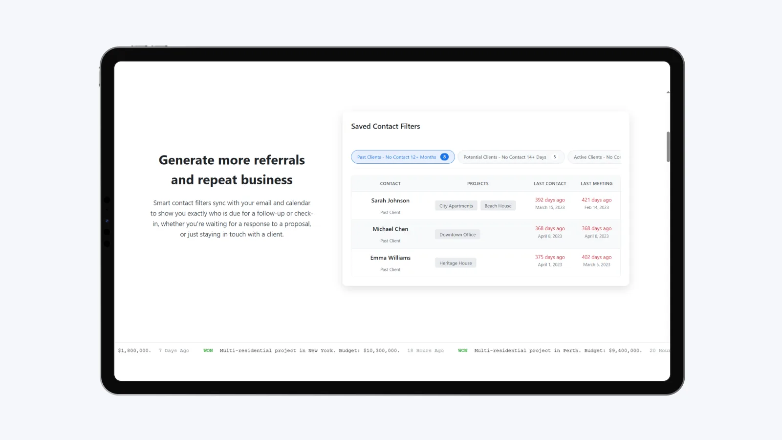 Architecture CRM