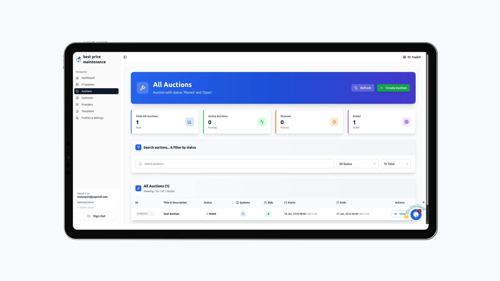 BPM: Best Price Maintenance Platform
