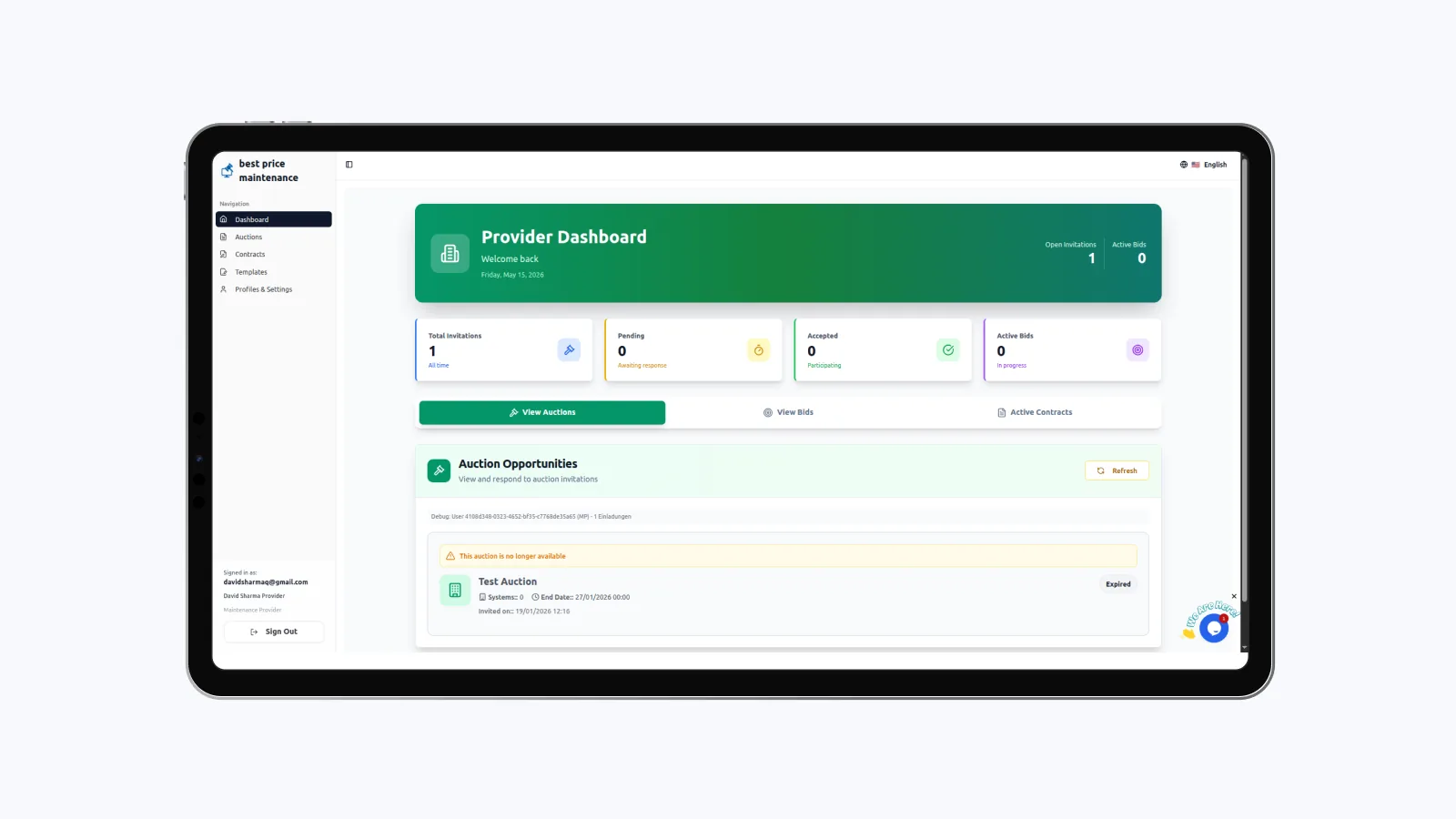 BPM: Best Price Maintenance Platform