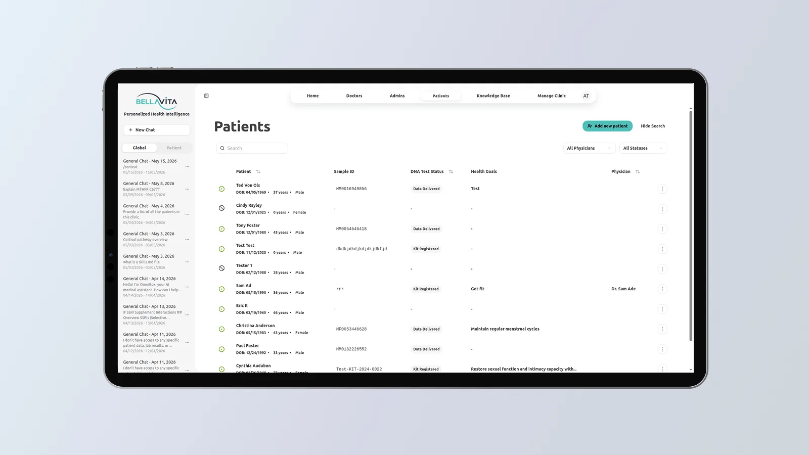 EndoDNA Health & Genetics Guidance Platform
