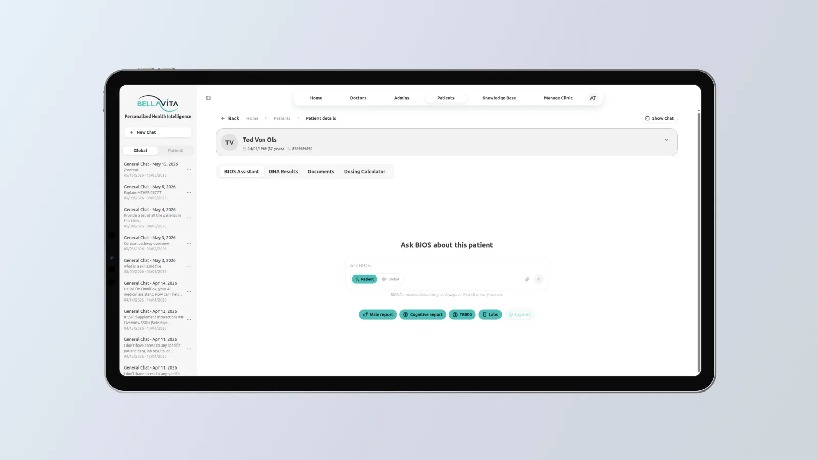 EndoDNA Health & Genetics Guidance Platform