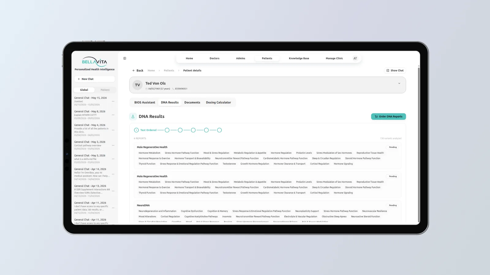 EndoDNA Health & Genetics Guidance Platform strategy and solutions