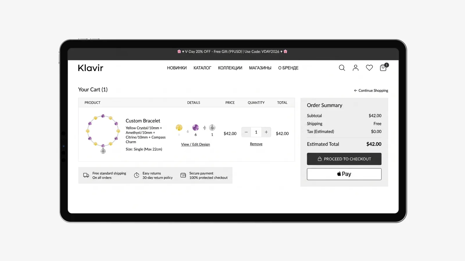 Klavir: D2C Bracelet E-Commerce & Design Studio results and impact