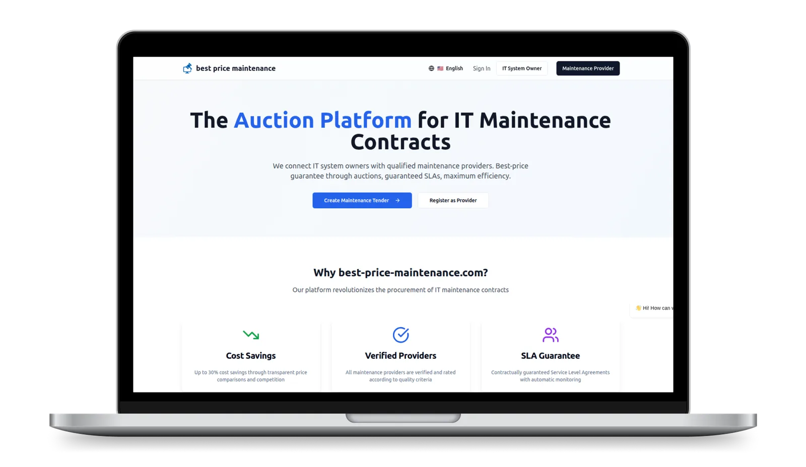 BPM: Best Price Maintenance Platform